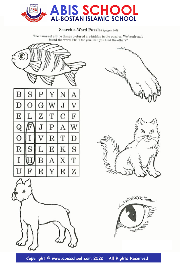 Rich Results on Google's SERP when searching for 'Animals Words Coloring Worksheets pack 1'